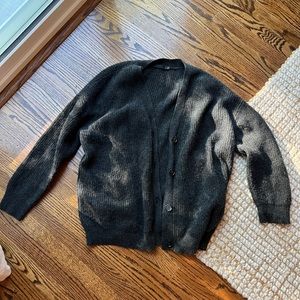 Jenni Kayne Cashmere Cocoon Cardigan - Charcoal gray